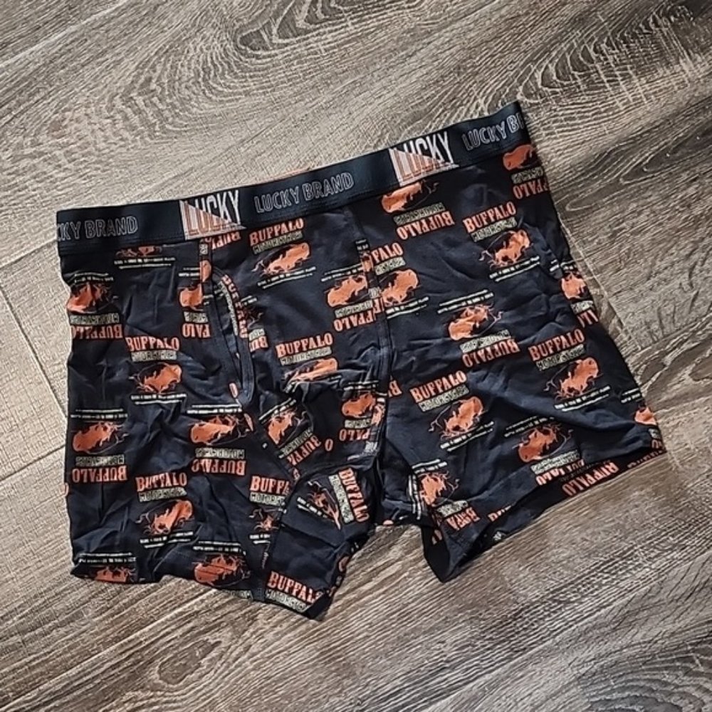 Lucky Brand "Buffalo Motorcycles" Boxer Brief